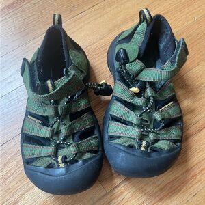 Keen Kids Sandals, green, Toddler size 11